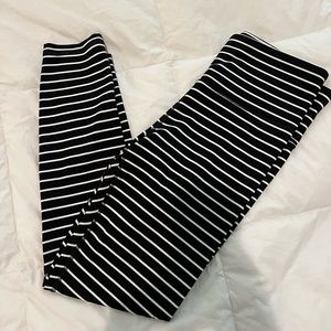 Like New - Athleta Striped Leggings